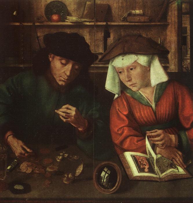 Quentin Massys The Moneylender and his Wife Sweden oil painting art